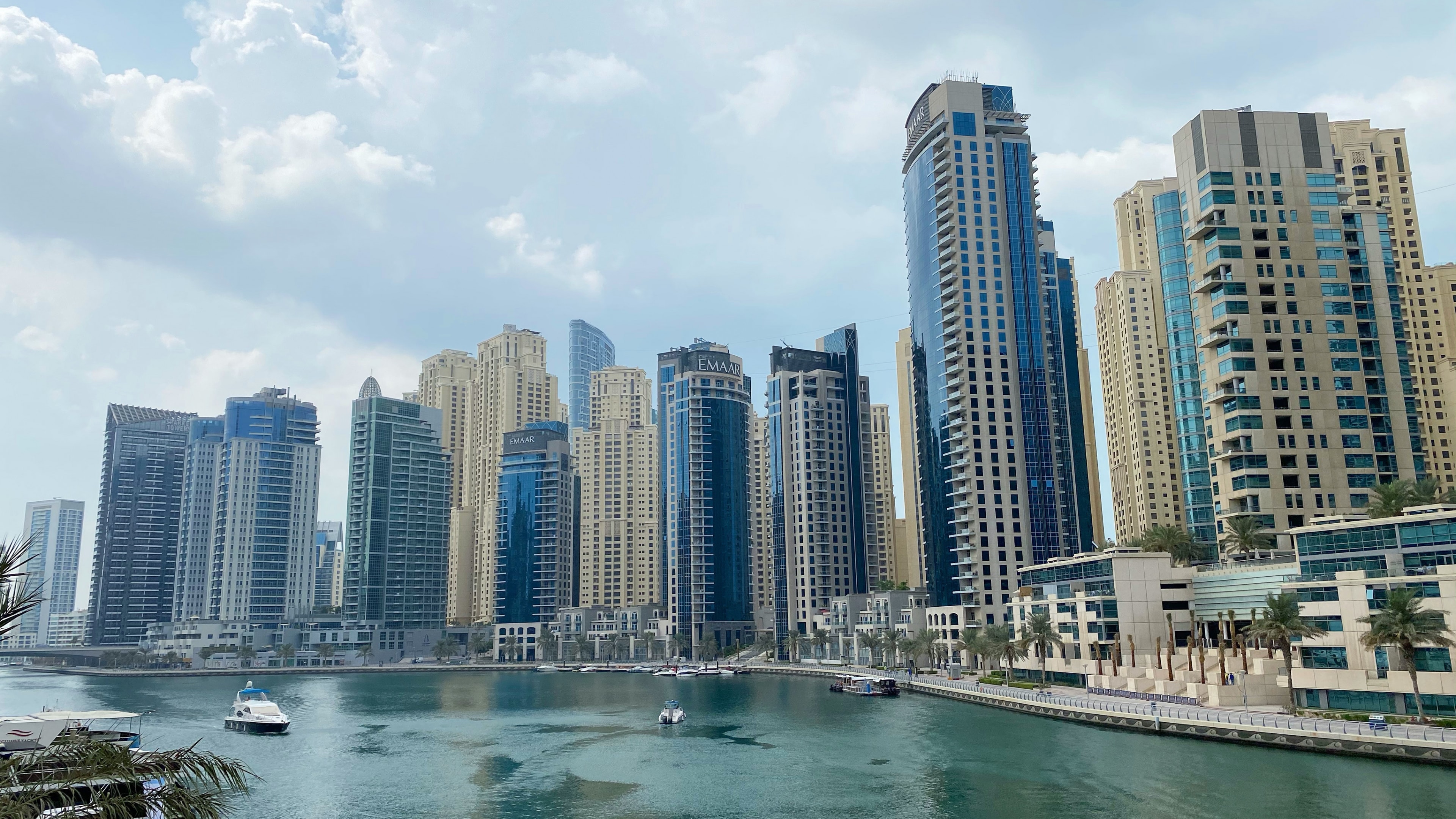 Dubai Luxury Real Estate Residence at Dusk
